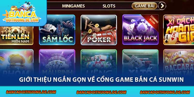 Giới thiệu ngắn gọn về cổng game bắn cá Sunwin